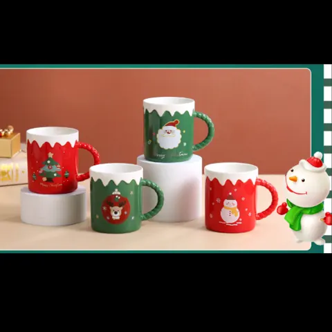 Christmas ceramic mug — supplier listing photo